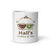 White glossy mug