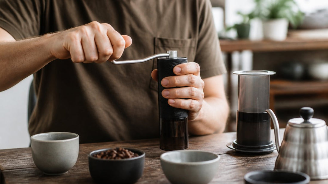 Best Manual Coffee Grinder for AeroPress 2026